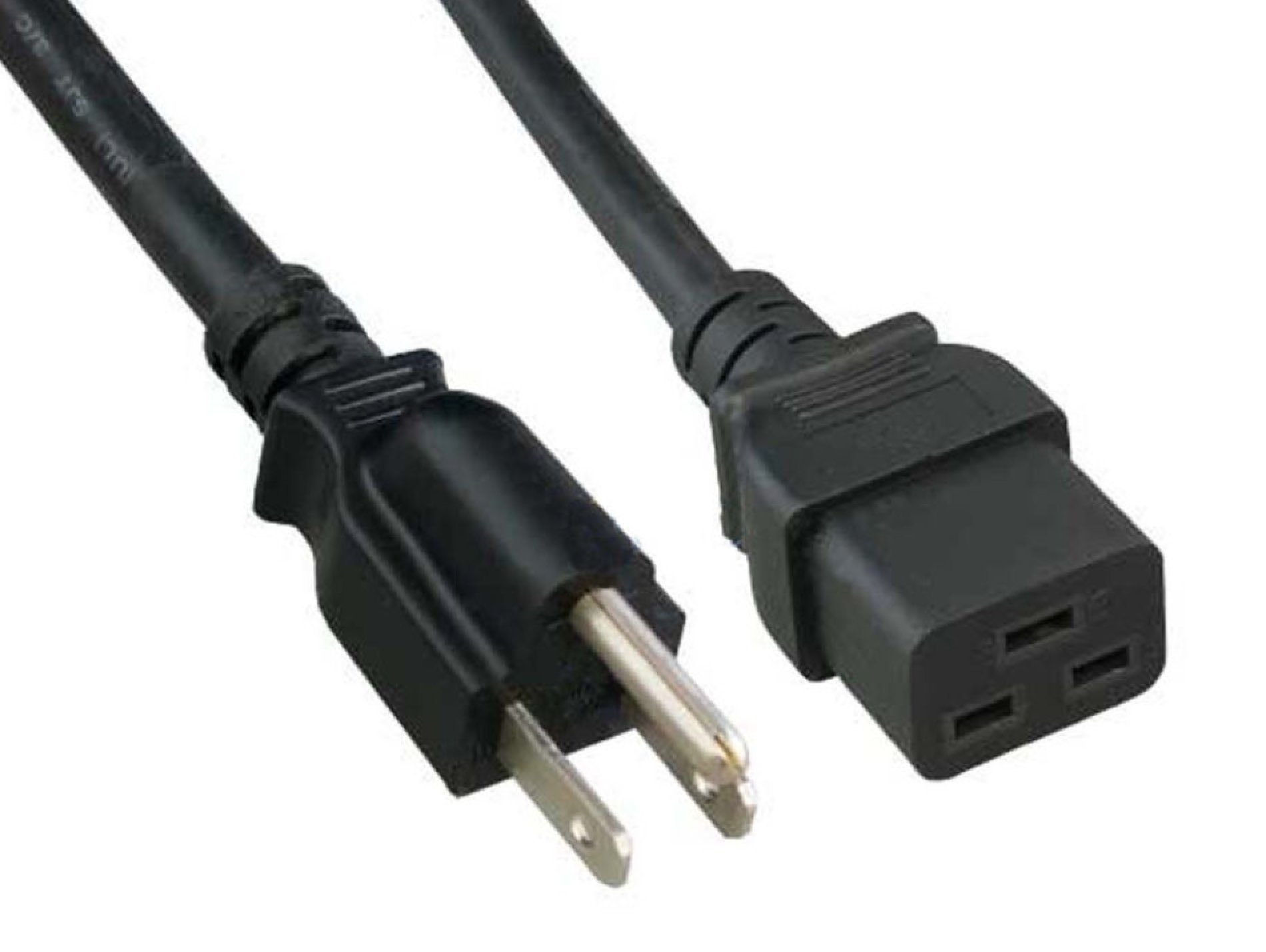 Amazon.com: 10ft Heavy Duty Power Cord (IEC-320-C19 to NEMA 5-15P